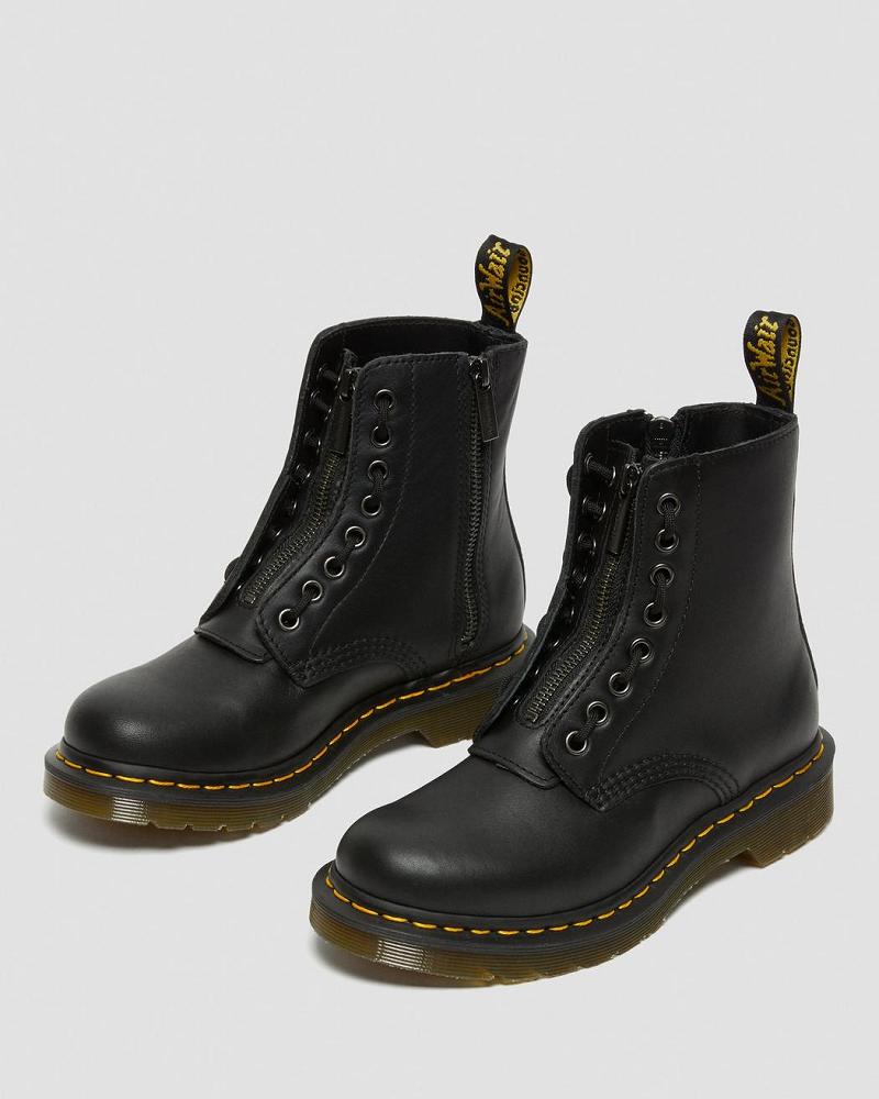 Dr Martens 1460 Pascal Nappa Winterschoenen Dames Zwart | NL 498OKI